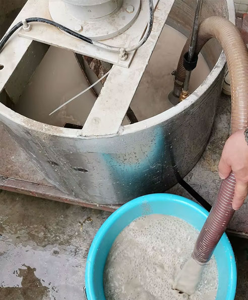 Aspirazione fanghi e residui con unità ATEX